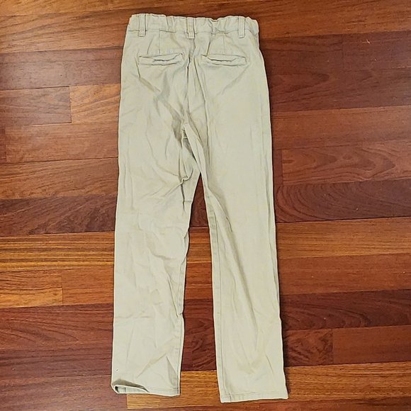 Izod Boys Casual Straight Leg Khaki Chino Pants Size 12 Slim - Picture 13 of 13